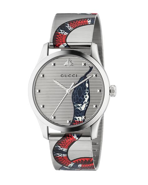 gucci watch for boys|Gucci snake watch men's.